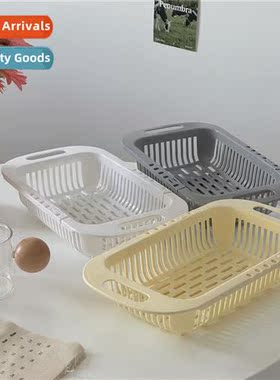 Ins wind simple kchen retractable sink shelf plastic dish dr