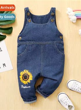 ins baby spring  fall  2022 new n sleeveless sunflower print