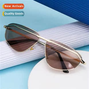 metal sunglasses tide new sunglas beat fashi set 8318 female