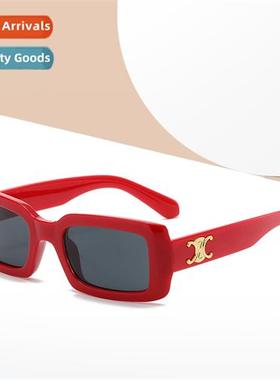 04012 nd square frame sunglasses 2022 new set ins style sung