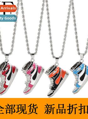 Korean basketball shoes jumper chain tide cool hip-hop neckl