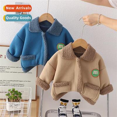 Boys fall jacket 2023 new fall  winter n Yanqi female baby f