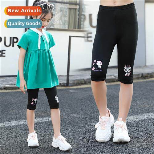 2023 summer girls bottoming pants children modal five points
