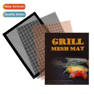 BBQ grill mesh mat net fiberglass nstick reusable grill fiel