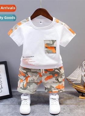 Hsome cott baby summer su su boy child clos male short-sleev