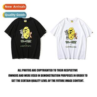 carto head cheese Jerry ape Tom anime Tide shirt small