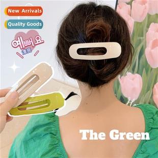 ins clips word side clip makeup large green Large