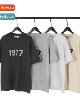 Summer New 2022ss Latest ESSENTIALS 1977 FOG Flocked Ir-On S