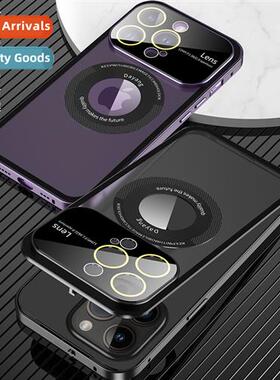 适用iPhone15promax large window magnetic pop-up clasp 14 sin