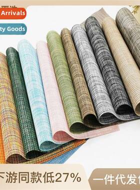 Western-style dinner mat Teslin placemat heat insulati mat 2