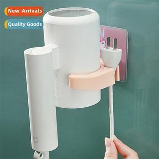 bathroom shelves wall Hair fan rack mounted dryer