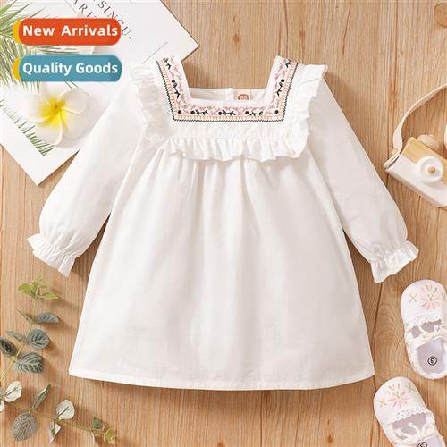 Girls Spring  Autumn 2022 new n solid color middle  small ch