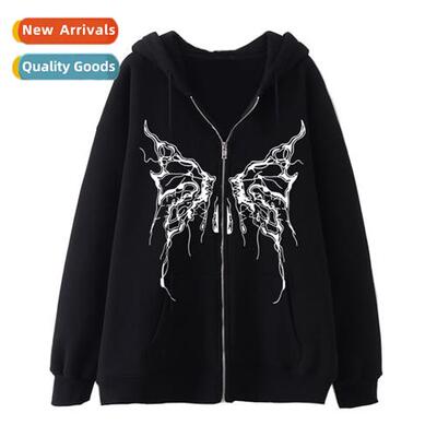 Teenagers persalized hollow printing ir zipper sweater casua