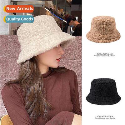Lambswool fisherman hat children winter Korean versi   tide
