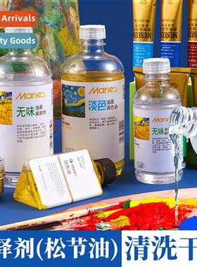 Oil paint turpentine thinner odorless glossy oil painting ma