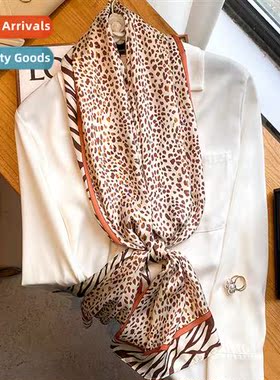 2021 new Europe and  Uned States pattern imati silk scarf fa