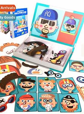 Childrens early educati educatial magnetic puzzle toys 3d dr