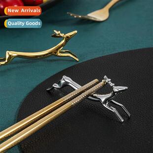 Japanese style plum blossom deer chopstick holders  chopstic