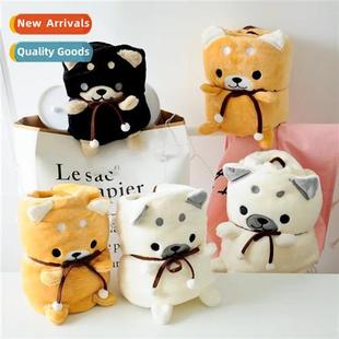 Inu Aka blanket pet cover roll Shiba puppy Carto dog
