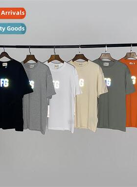 Tide fog High Set Seas 6 Illusi FG Print Round Neck Short Sl