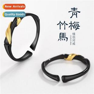 gold cranes plum ink hor green bamboo ring ins couple