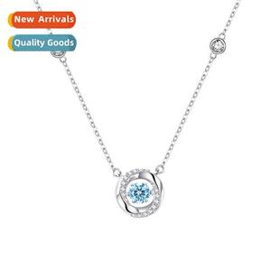 Silver Plated Mobius Collecti Three Secds Heartbeat Necklace