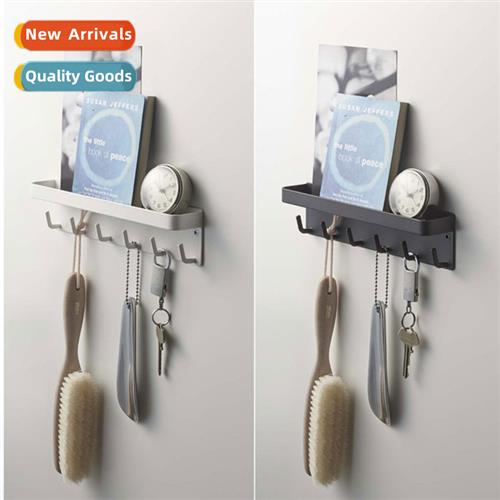 Modern simple style entry key hanging rack no punch six hook