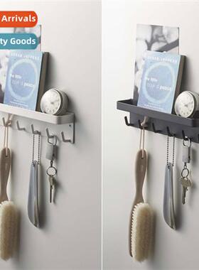 Modern simple style entry key hanging rack no punch six hook