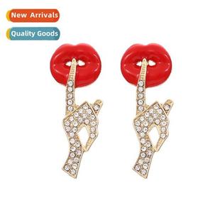 temptati diamd earrings New alloy Eves zinc persali creative