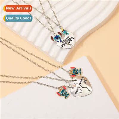 Carto animati Stch love a pair  splicing necklace girlfriend