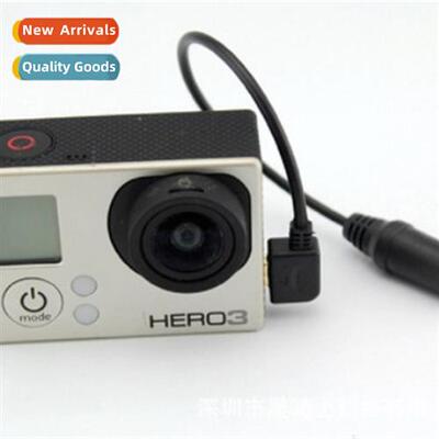 Audio Conversion Cable 适用gopro Hero4 3+ 3 Sports Camera 3.