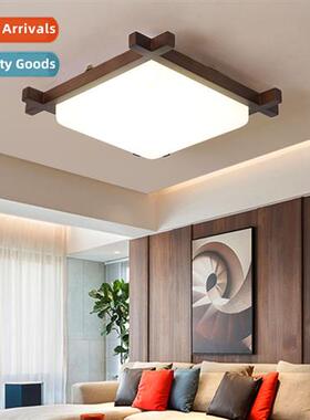 Scinavian LED Bedroom Light Modern Chinese Solid Wood Ceilin