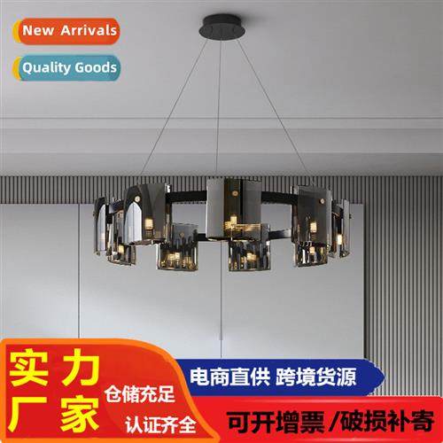 Modern living room light luxury chelier simple bedroom study