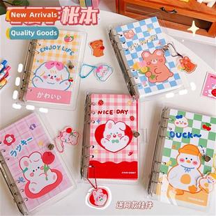 Hbook set loose-leaf notebook sub student cute carto notepad