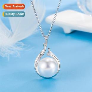 freshwater pearl beads New diamd simulati full earring set