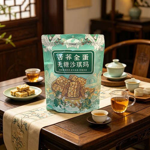 无糖苦荞沙琪玛粗粮零食代餐