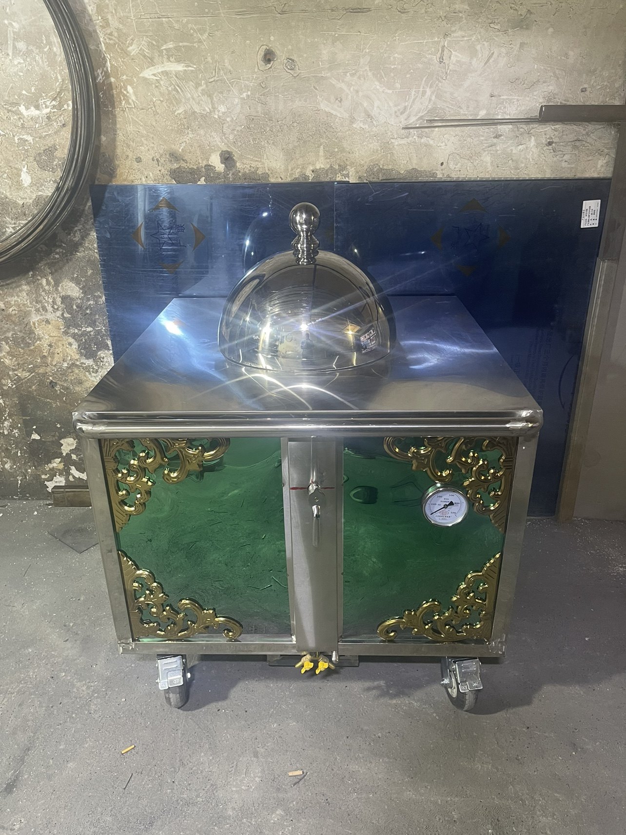 新疆塔吾兰煤气馕坑烧烤炉馕饼架子羊肉串腿排无烟环保烤肉炉包邮