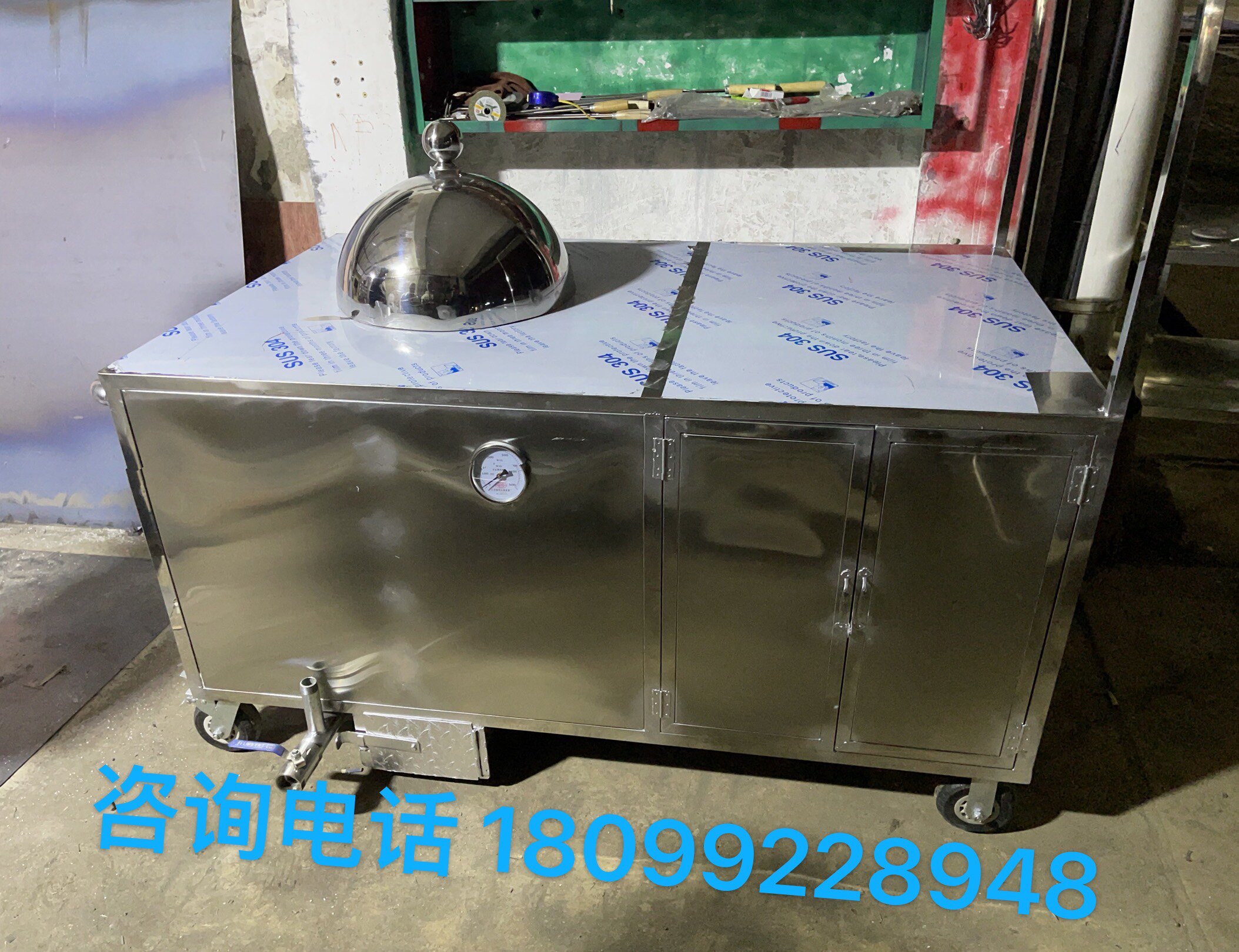 新疆馕坑烤炉打馕饼架子肉烤全羊排串不锈钢民族风全套送盖子包邮