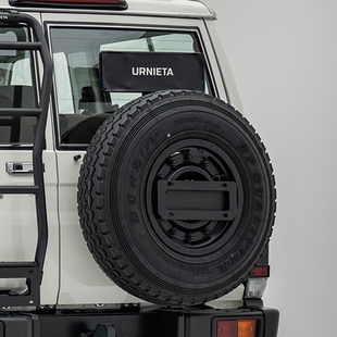 URNIETA兰德酷路泽LC71/76通用备胎车牌架改装配件尾门牌照支架