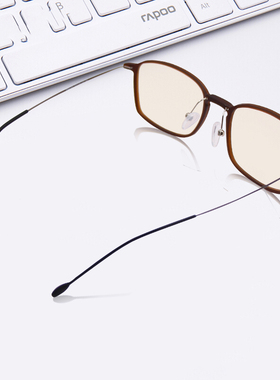 QUARK防蓝光抗辐射时尚平光镜电脑手机男女抗眼干眼涩方框护目镜