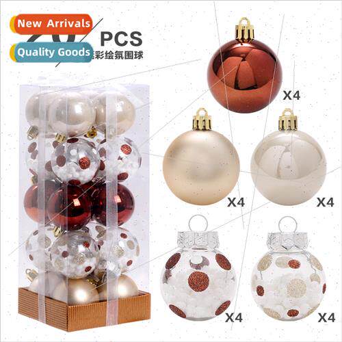 New Products Christmas Decoration 5cm/20pcs Painted Christma