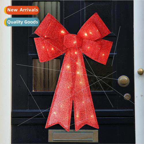 2023 Large Christmas bow Christmas decorations wall decorati