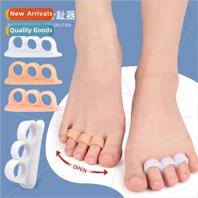 Three-hole wearable toe padsExtensor overlap correction pads