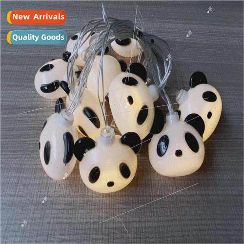 ins panda light string holiday decoration small colorful lig