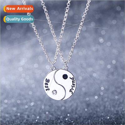 Alloy Tai Chi  Friends Necklace Hipster Fashion mple Necklac