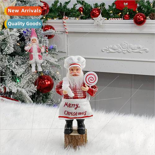 20238″ Standing Chef Santa Claus Christmas Tree Small Hangi