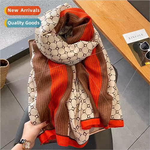 Korea  new fall winter fashion cotton linen scarf female win