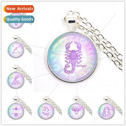 Scorpio Sagtarius Capricorn Aquarius Pendant lver Colour Nec