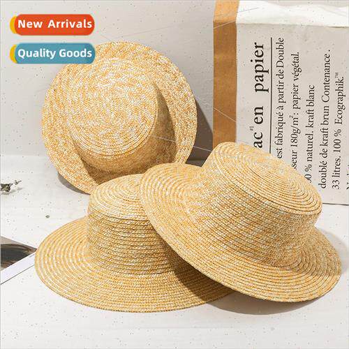 Korea casual primary color outdoor fine straw straw hat stra
