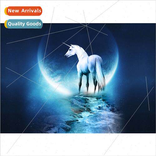 New starry sky unicorn diamond painting modern simple living